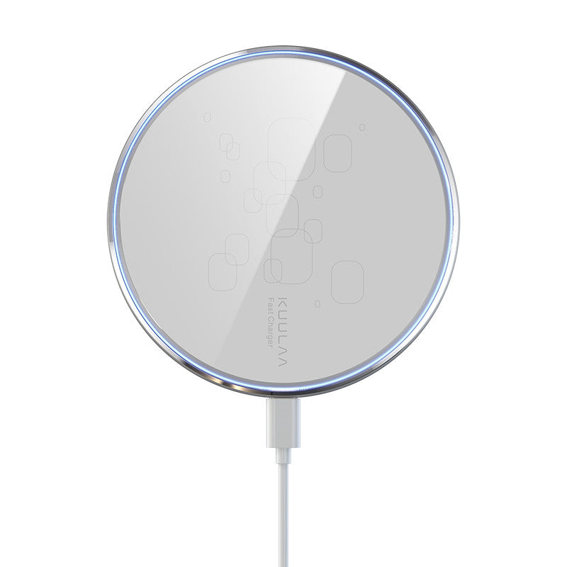 Ultra-Thin Wireless Charging Disc for Desk & Nightstand